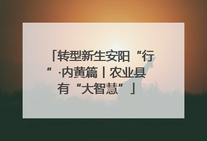 转型新生安阳“行”·内黄篇丨农业县有“大智慧”
