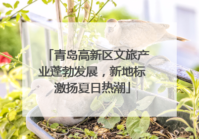 青岛高新区文旅产业蓬勃发展，新地标激扬夏日热潮