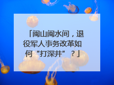 闽山闽水间，退役军人事务改革如何“打深井”？