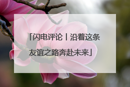 闪电评论丨沿着这条友谊之路奔赴未来