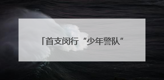首支闵行“少年警队”参与活动，闵行公安再次举办“平安快闪”活动