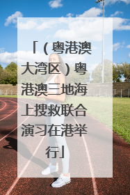 （粤港澳大湾区）粤港澳三地海上搜救联合演习在港举行