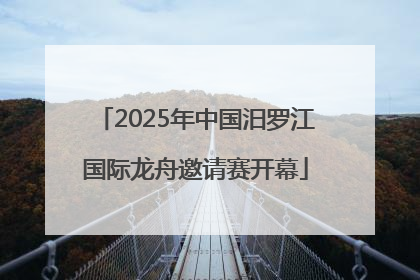 2025年中国汨罗江国际龙舟邀请赛开幕