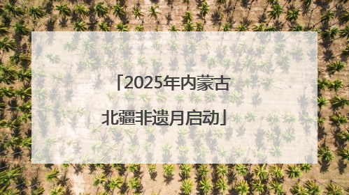 2025年内蒙古北疆非遗月启动