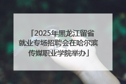 2025年黑龙江留省就业专场招聘会在哈尔滨传媒职业学院举办