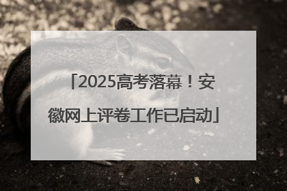 2025高考落幕！安徽网上评卷工作已启动