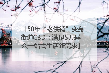 50年“老供销”变身街道CBD:满足5万群众一站式生活新需求