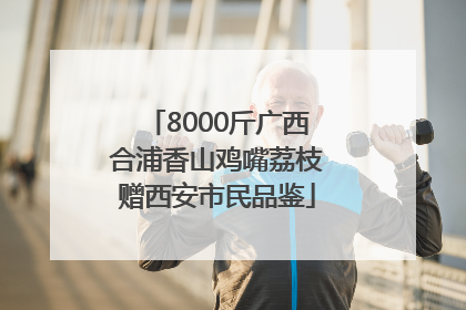 8000斤广西合浦香山鸡嘴荔枝赠西安市民品鉴