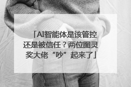 AI智能体是该管控还是被信任？两位图灵奖大佬“吵”起来了