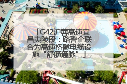G42沪蓉高速宜昌夷陵段：路警企联合为高速桥隧电缆设施“舒筋通脉”